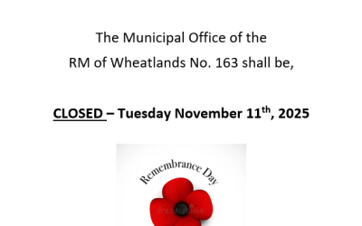 CLOSED Tuesday November 11th, 2025